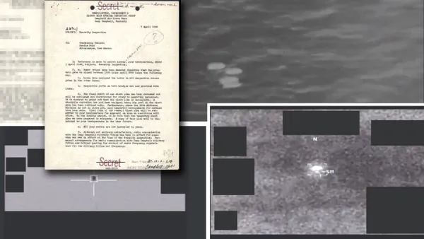 Pentagonul publică a doua tranșă de documente „inedite” despre OZN-uri. Noile imagini arată obiecte zburătoare cu forme ciudate