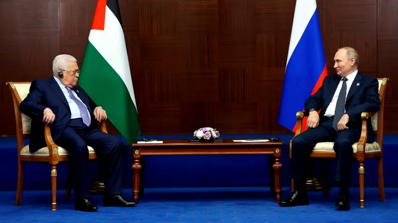 Președintele Vladimir Putin se va întâlni cu președintele Autorității Palestiniene, la Moscova