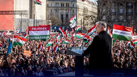 Miting uriaș la Budapesta înaintea alegerilor. Viktor Orbán: „Nu voi permite ca Ungaria să fie jefuită”. Reacția lui Peter Magyar