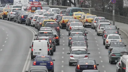 Restricții de circulație pe Șoseaua București-Ploiești în zona Gara Băneasa-Fântâna Miorița. Trafic pe două benzi pe sens, pentru lucrări la metrou