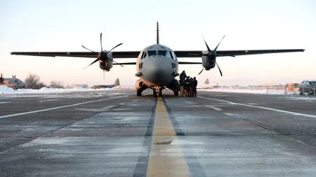 Patru pacienți COVID-19, transportați de urgență la Iași cu o aeronavă Spartan