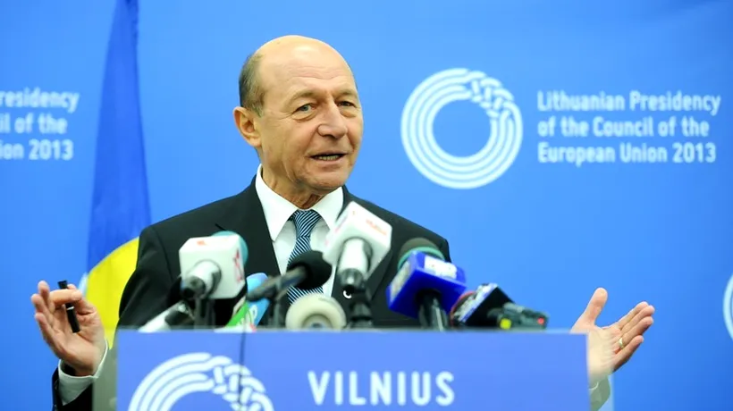 Băsescu: UE a trecut Prutul. Ianukovici venise la un târg. Mica frustrare a președintelui la Vilnius
