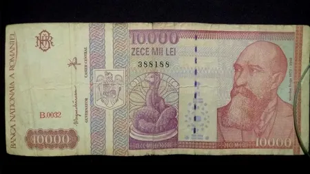 Prețul ireal cerut pentru o bancnotă de 10.000 de lei din 1994, acum, în 2024