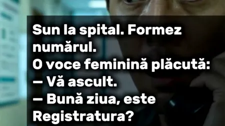 BANCUL de joi | Morga și Registratura