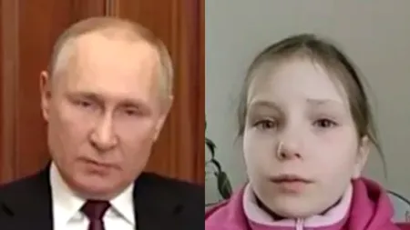 VIDEO | Mesajul unei fetițe de șase ani din Ucraina pentru Putin: „Șterge-o de aici, din țara mea”