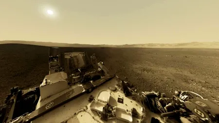 FOTO: Imaginea panoramică trimisă de Curiosity de pe Marte. Cum te poți 