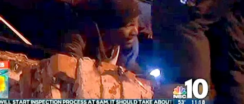 URAGANUL SANDY. Un bărbat din SUA, ARESTAT la scurt timp după ce a fost salvat de sub dărâmături