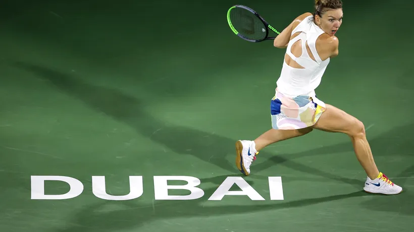 Simona Halep câștigă turneul de la Dubai, după o finală trepidantă cu Elena Rybakina