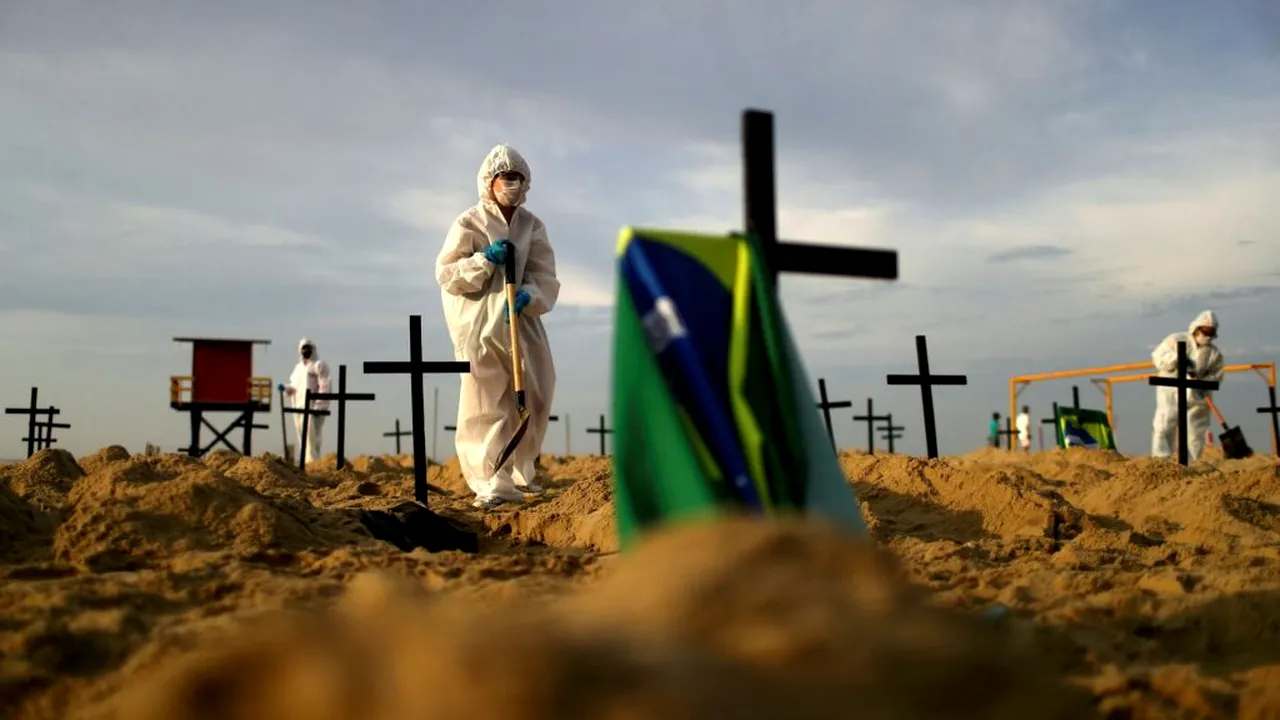 AMERICA LATINĂ. Brazilia a devenit a doua ţară din lume cu cele mai multe decese, depășind Marea Britanie