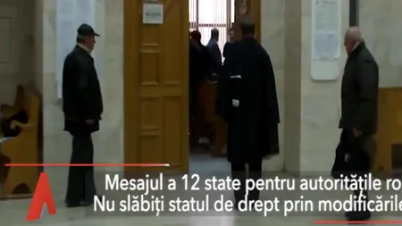 Nu slăbiți STATUL DE DREPT! Avertismentul OFICIAL al aliaților internaționali ai României