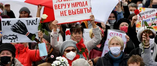 Opoziția din Belarus anunță: Grevă generală în toată țara, în timp ce Lukașenko refuză să-și dea demisia - FOTO