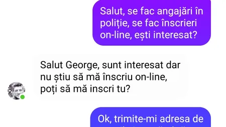 Bancul de marți | Angajări on-line la Poliția Română