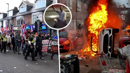 Revolte violente și locuințe incendiate în Belfast după ce un migrant african a înjunghiat un bărbat de 40 ani