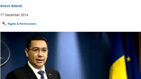 Revista Nature, care a publicat primele informații despre plagiatul lui Victor Ponta, scrie despre anunțul premierului privind renunțarea la titlul de doctor