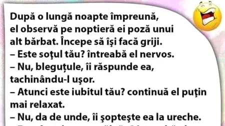 Bancul de duminică | După o lungă noapte împreună, el observă pe noptiera ei poza altui bărbat