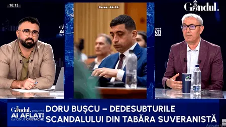 Doru Bușcu, dezvăluiri despre scandalul Georgescu-Alexandrescu: „Dacă a plecat idolul cade altarul”