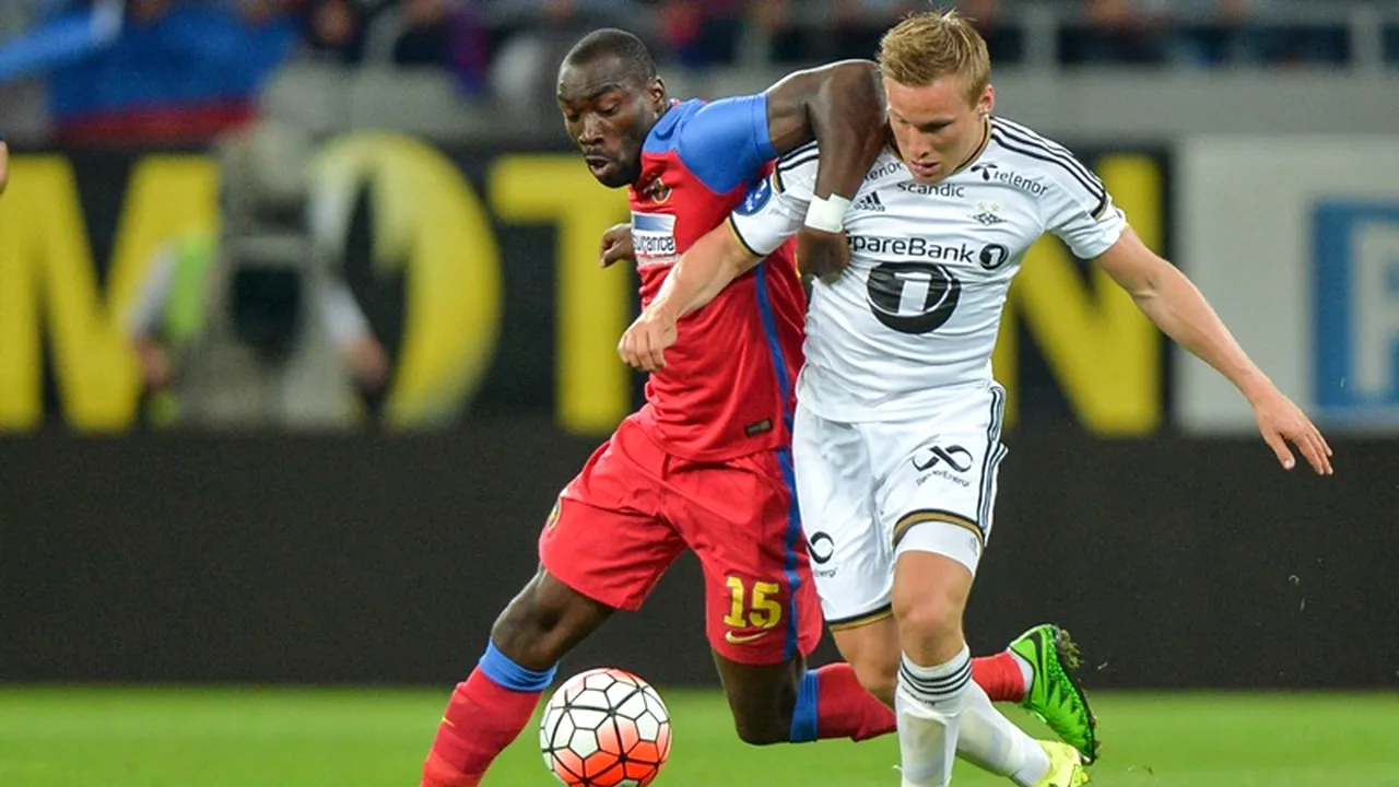 FCSB a învins Rosenborg, scor 1-0, dar a fost eliminată din Liga Europa