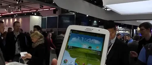 MOBILE WORLD CONGRESS 2013. Prezentare Samsung Galaxy Note 8.0