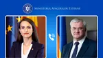 Ministrul Oana Ţoiu spune că a avut „o conversație necesară” cu omologul ucrainean, Andrii Sybiha: „Am exprimat preocupările noastre”