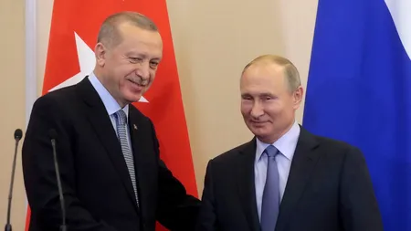Putin, bucuros de implicarea Turciei în problema cerealelor ucrainene și vorbește de un memorandum privind întărirea legăturilor economice şi comerciale