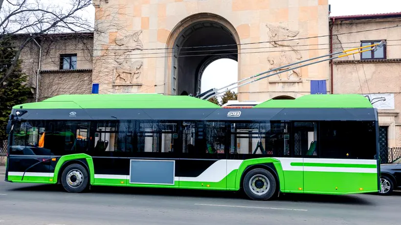 Primele troleibuze Solaris au ieșit pe traseu, în București. Până la 1 martie vor fi în circulație 30 de astfel de vehicule