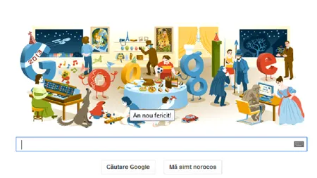 AN NOU FERICIT! Mesajul Google de REVELION 2012