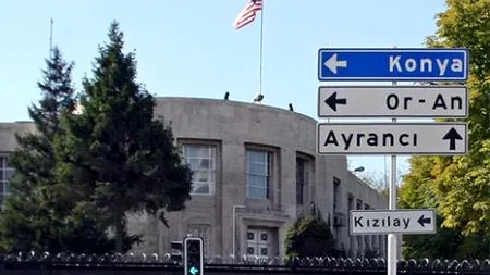 Un bărbat, reținut după ce a deschis focul în fața Ambasadei SUA de la Ankara