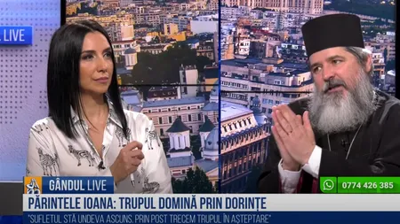 Preotul Vasile Ioana, la GÂNDUL LIVE: „Din postul alimentar vine sufletul la putere, nu te mai stăpânește trupul cu nevoile lui” - VIDEO