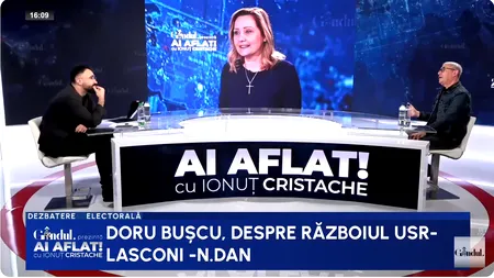 Doru Bușcu: „Trebuie AMENDAT gestul mitocănesc al găștii Moșteanu”