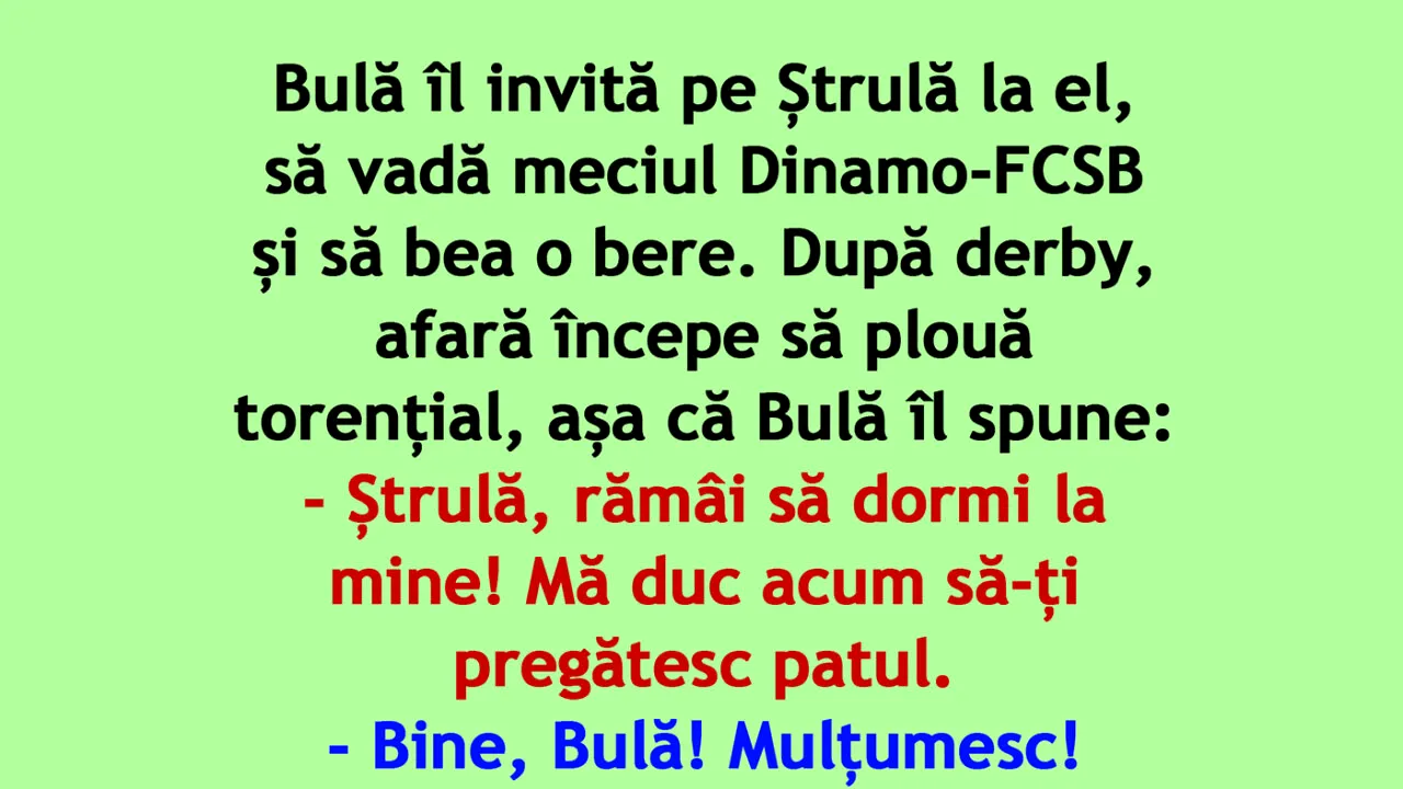 BANC | Bulă, Ștrulă și derby-ul Dinamo-FCSB