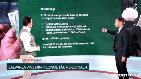 Alexandru Chirilă, la „Pastila Financiară”: „Dacă renunți la țigări și la ieșit în oraș, economisești 1400 de lei lunar”