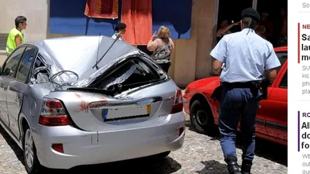 A supraviețuit miraculos după ce a căzut de la etajul 14