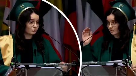 Le-a stricat tot cheful. Șefa de promoție de la UMF Iași a ținut un discurs dur în care a criticat sistemul de învățământ. Rectorul se plânge că a ruinat festivitatea
