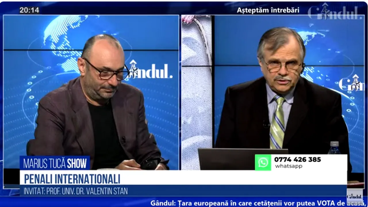 POLL Marius Tucă Show: „Ar trebui arestat premierul israelian Benjamin Netanyahu pentru crimele comise împotriva civililor palestinieni?”