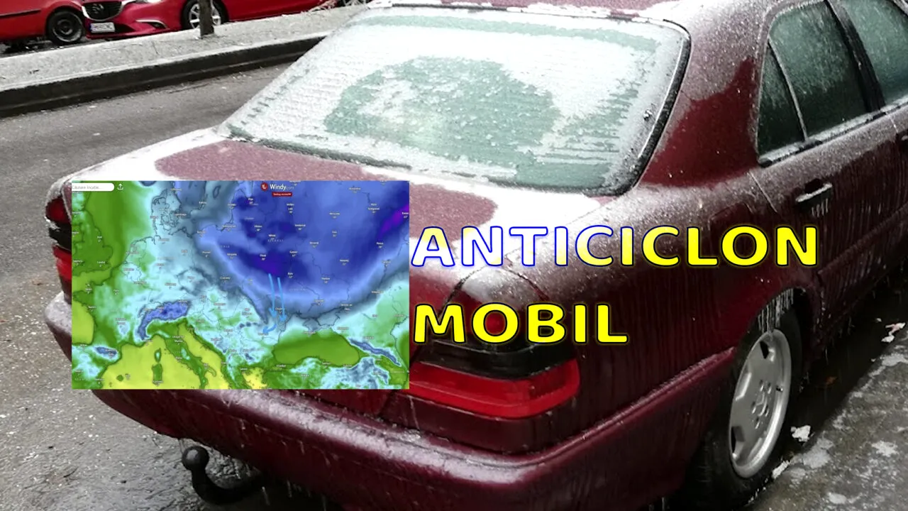 Anticiclonul mobil aduce „iadul alb” peste România. Ninsori abundente și temperaturi extreme