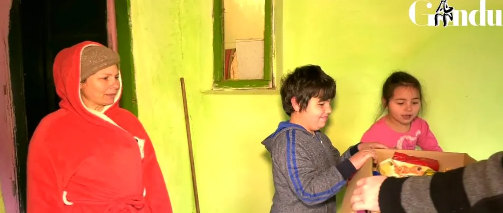 CAMPANIE GÂNDUL.RO. Moș Crăciun există! Sărbători de neuitat pentru doi copii din România (FOTO+VIDEO)