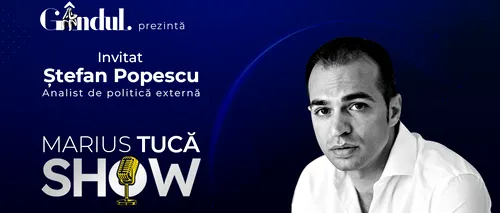Marius Tucă Show începe marți, 15 noiembrie, de la ora 20.00, live pe gândul.ro