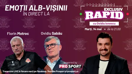 Ioan Ovidiu Sabău și Florin Motroc sunt invitați la 