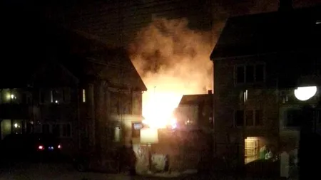 Incendiu într-un sat pitoresc din Norvegia, al cărui centru vechi este în patrimoniul UNESCO