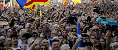 Peste 45.000 de oameni au manifestat la Bruxelles pentru independența Cataloniei