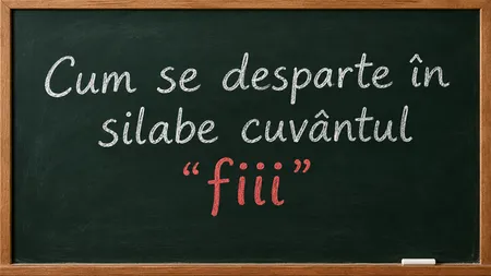 Cum se desparte în silabe cuvântul 