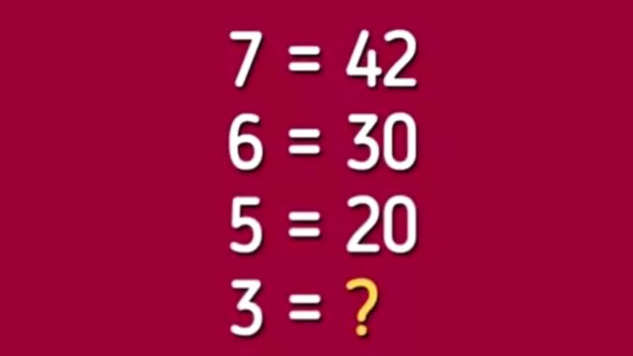 TEST IQ pentru genii | Găsește numărul care lipsește în numai 11 secunde