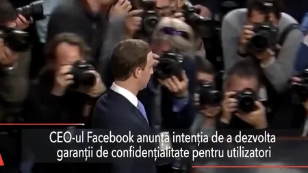 Mark Zuckerberg intenționează să dezvolte garanții de CONFIDENȚIALITATE pentru utilizatorii FACEBOOK