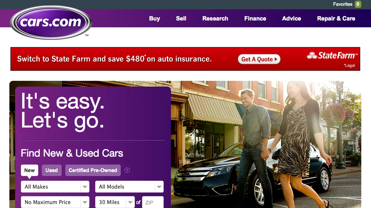 Site-ul cars.com a fost scos la vânzare, pentru 3 miliarde de dolari