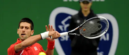 Novak Djokovici s-a calificat în finala turneului demonstrativ de la Abu Dhabi