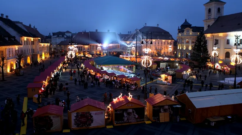 S-a deschis Târgul de Crăciun de la Sibiu