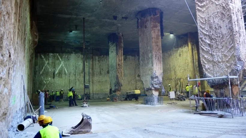 Când va fi gata stația de metrou Orizont - Drumul Taberei. FOTO