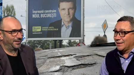 Victor Ponta spune că Nicușor Dan nu are șanse să câștige Primăria Capitalei: „Și-a umplut orașul de panouri”