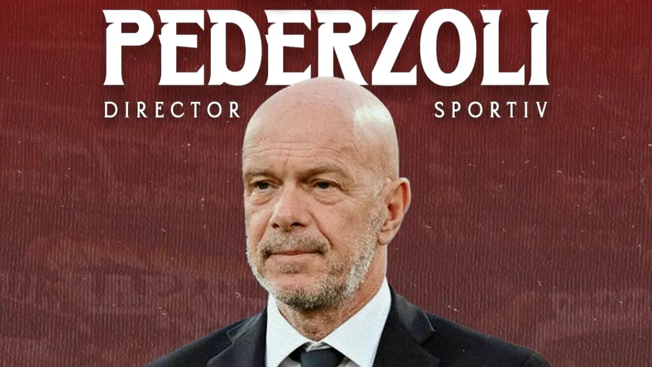 Rapid are un nou DIRECTOR sportiv. Cine e italianul Mauro Pederzoli