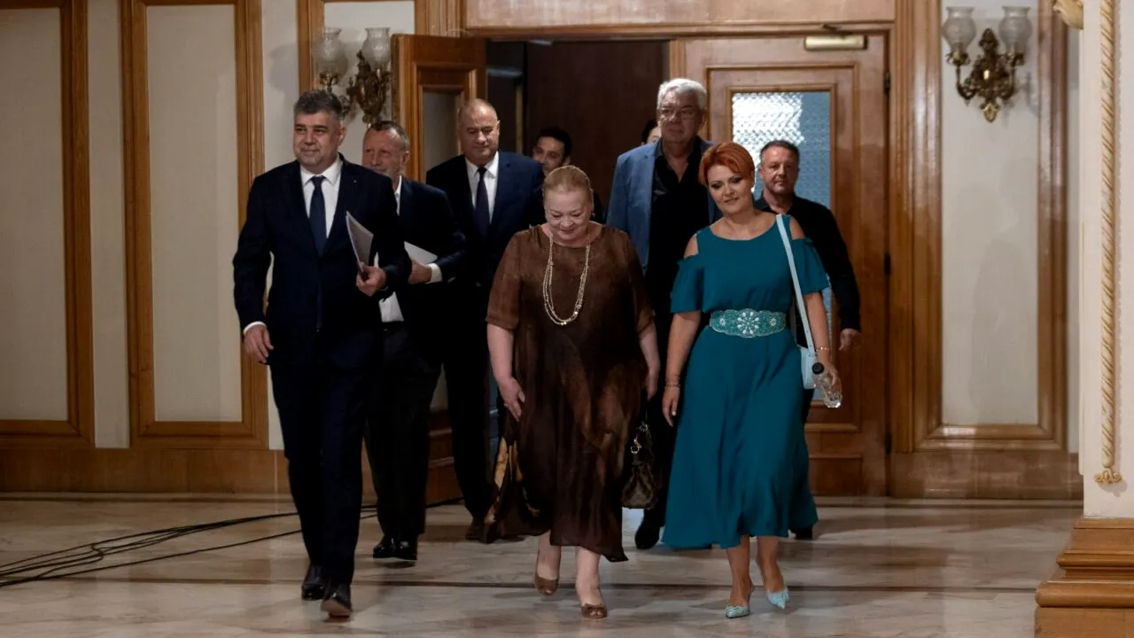 Marcel Ciolacu, PREZENT la ședința conducerii PSD, înainte de începutul sesiunii parlamentare/ Daniel Suciu, propus la șefia Camerei Deputaților